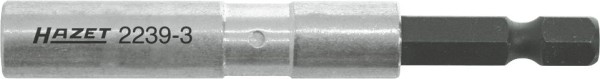HAZET Verbindungssteil 1/4x6,3 L1 75mm | Maschinenschrauber-Verbindungsteil mit Dauermagnet | Made I