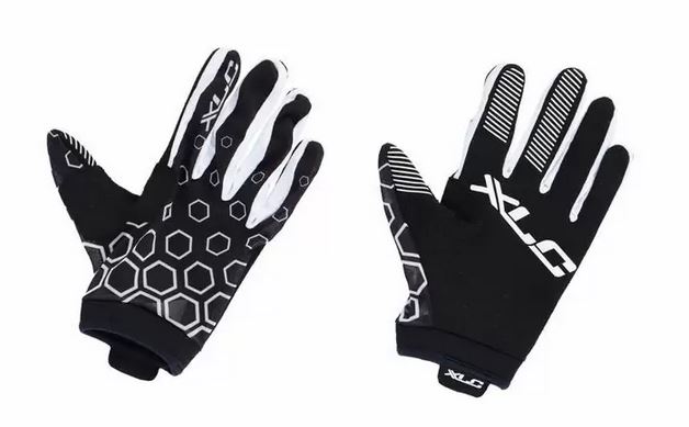 XLC Langfingerhandschuh MTB Zubehör | Zubehör | Handschuhe schwarz/weiß M CG-L14 | Gr. Fahrräder 