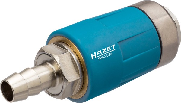 Sicherheitskupplung Messing vernickelt - HAZET Premium Verbindungsteil für Luftanschluss-Nippel