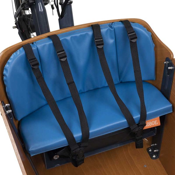 Komfortables Sitz- und Rückenkissen von Babboe - Speziell für Lastenfahrräder Mini, City, Carve, Flo