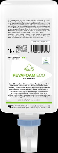 Pevafoam ECO Care&Clean Flasche Schaumseife, Reinigungsschaum
