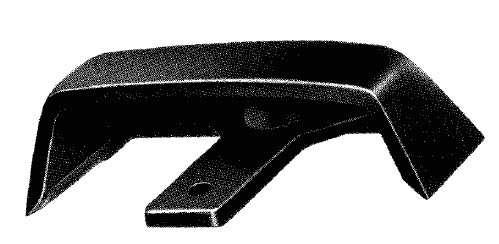 Endstück GK AlSi12 schwarz von HAPPICH - Hochwertiges Zubehör & Ersatzteil, pulverbeschichtet