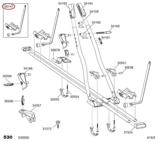 Wheel holder 530, 575