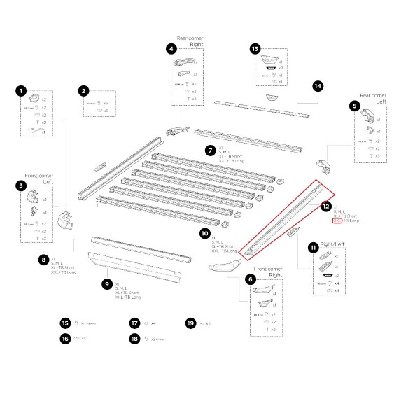 Thule Profile Side Cargo Box XXL - Dachgepäckbox für Abenteurer