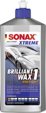 SONAX Xtreme BrillantWax 1 500 Hybrid NPT - Hochglänzendes Hartwachs für Autolacke