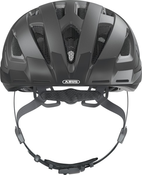 ABUS URBAN-I 3.0 L Titan - Optimales Stadtfahrrad Helm für höchste Sicherheit