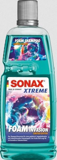 SONAX XTREME FoamInvasion - Hochwirksames 1L Autoshampoo mit Drehverschluss