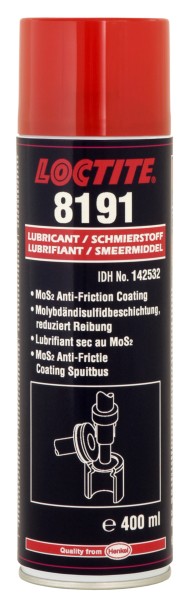 LOCTITE LB 8191 Trockenschmierstoff MoS2 – Langanhaltende Schmierung