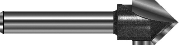 V-Nutfräser 14 mm Durchmesser, 41 mm Länge