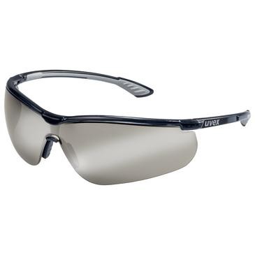 UVEX Sportstyle Augenschutzbrille - Silber/Schwarz, AF, für Sport & Freizeit