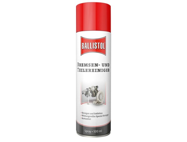 Bremsen- und Teilereiniger Spray von BALLISTOL | Öl- und Fettschmutz-Entferner | Sicher für Industri