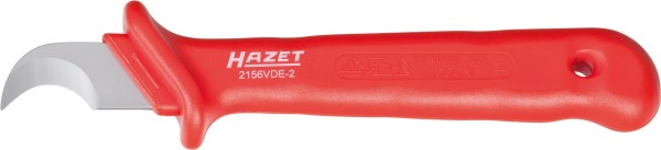 HAZET Cuttermesser mit Schutzisolierung & rostfreier Stahlklinge - Elektronik Werkzeug Made in Germa