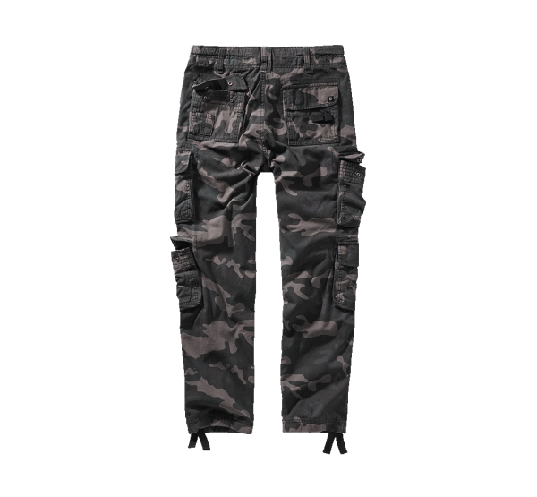 Brandit Slim Fit Herrenhose Camo Dunkel Größe M