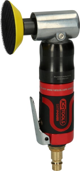 KS TOOLS Mini-Druckluft-Polierer | Vielseitiges Werkzeug für Schleifarbeiten und beengte Platzverhäl