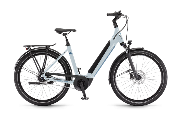 Bosch Performance Power E-Bike von Winora - Sinus N8f Winterwhite Low 50 – Ideal für Ergonomie und G