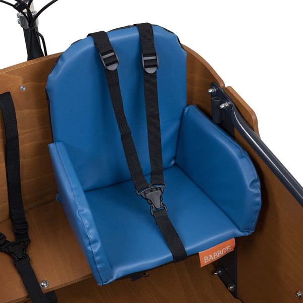 Babboe Kindersitz Pretty Petrol - Speziell entwickelter Sitz für Lastenfahrräder