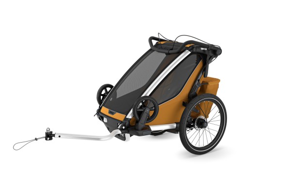 "Thule Chariot Sport 2, Single Kinder-Fahrradanhänger, Naturgold"