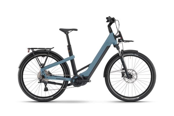 WINORA Yakun X10 E-Bike: Dein treuer Begleiter für Stadt und Tour in Sharkblue matt