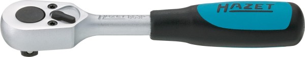 HAZET Umschaltknarre 1/4 Zoll 115mm - Bayerische Qualitätsverarbeitung, verchromt und poliert