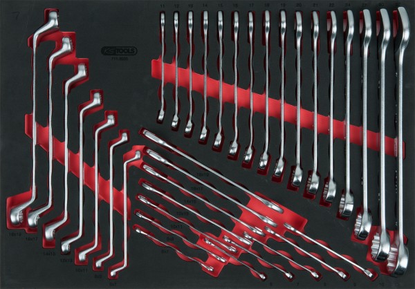 KS TOOLS Werkzeugsatz 5080g mit Systemeinlage für Profis