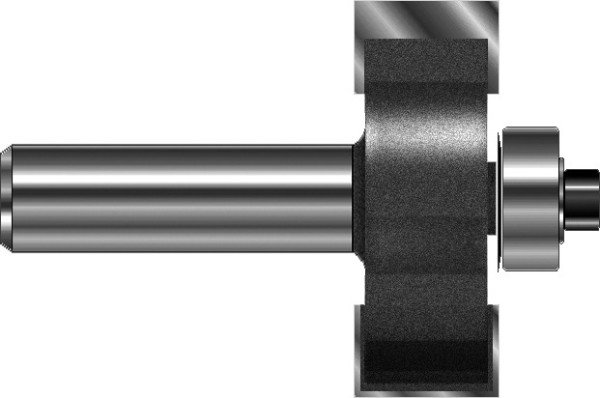 Falzfräser mit Kugellager - 31,7 mm Durchmesser