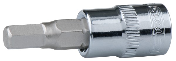 Bit-Stecknuss, Ø 12mm SW 4,0 - Chrom Vanadium Hochglanz verchromt von KS TOOLS