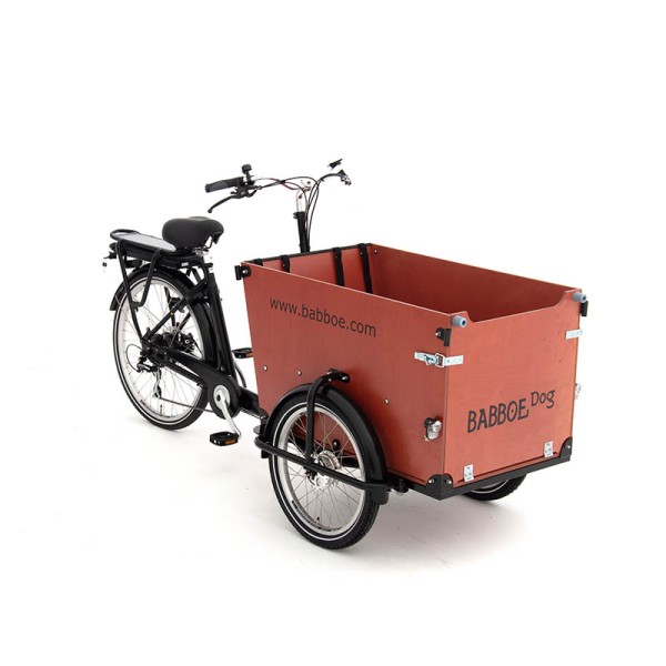 Babboe Dog-E Elektro-Lastenrad 3-Rad für Familien & Kinder Sicher