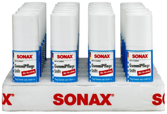 SONAX GummiPflegeStift 24er Thekendisplay - 18 ml pro Stift