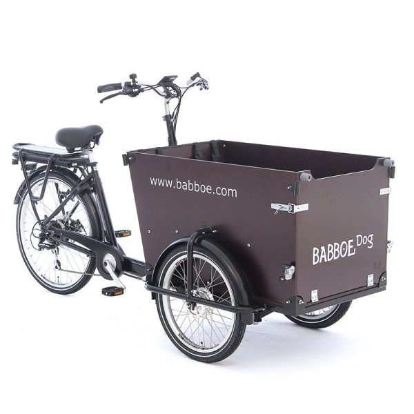Babboe Dog-E: E-Lastenrad für Hunde und Kinder - Elektro-Unterstützung
