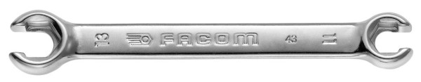 FACOM Offener Doppelringschlüssel 8x10mm - Kraftvoller Kopf Mit Anschlagkante Für Bessere Handlichke