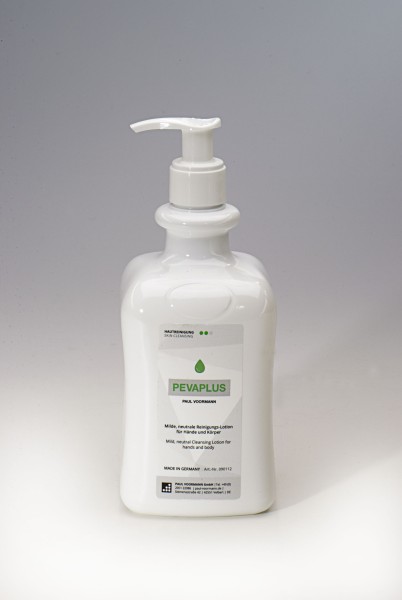 Pevaplus Spenderflasche: pH-Hautneutrale Reinigungs-Lotion für leichte Verschmutzungen von PAUL VOOR