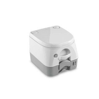 Dometic Portable 972 Toilette - Tragbare Kassettentoilette in Weiß/Grau