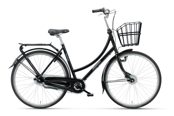 Batavus Cambridge Black 49 - Leichtes 28'' Aluminium Fahrrad mit 7-Gang Shimano Nexus