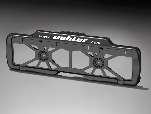UEBLER E1588 Kennzeichenträger für X21/X31/P22 Fahrrad Kupplungsträger - Optimale Fahrrad-Heckträger