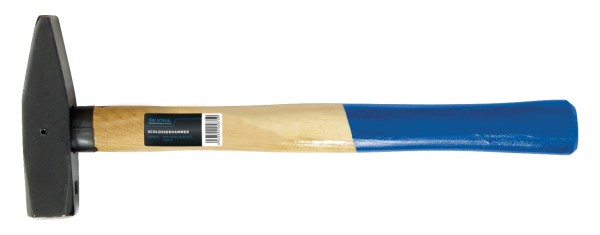 SW-STAHL Schlosserhammer - DIN 1041 zertifiziert - mit Hickory-Stiel und sicherheitsoptimiert