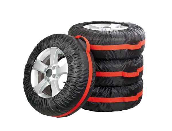 4er Set EUFAB Reifentaschen Groß - Wasserdicht & Waschbar - Passend für Alle Reifen bis 19 Zoll