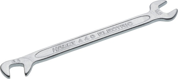 Hazet Doppel-Maulschlüssel 5,5 mm - Verchromt, 15/75° Profile, Made in Germany