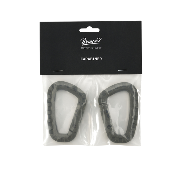 2er Pack Robuster Carabiner in Olive Größe OS - Ideal für Outdoor Aktivitäten