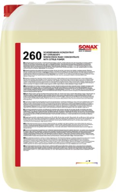 SONAX ScheibenWash 25L Konzentrat: Hochleistungs-Auto-Scheibenreiniger mit Citrusduft