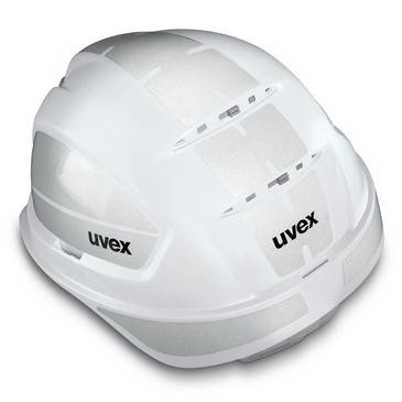 UVEX Pheos B-WR Helm Weiß mit Lüftung und Reflexset