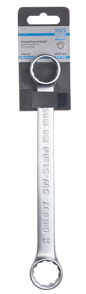 Doppel Ringschlüssel aus Chrom-Vanadium-Stahl, hergestellt von SW-STAHL | DIN 837 / ISO 1085