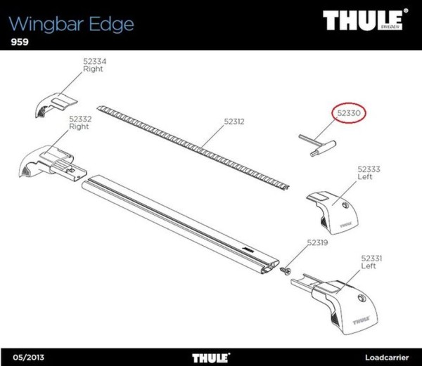 Thule Innensechskantschlüssel für WingBar Edge 959