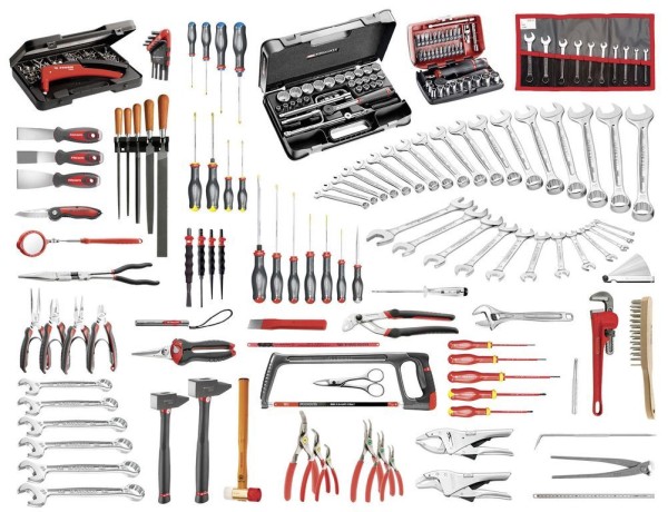 FACOM 200-tlg. Profi-Werkzeugset für Industriewartung