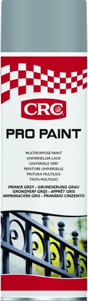 PRO PAINT PRIMER Grey Spraydose 500ml - Hochqualitatives Korrosionsschutzmittel von CRC INDUSTRIES