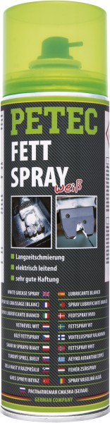 "Silikonfreies Fettspray 500ml, Temperaturbeständiger Langzeitschutz, Weiß"