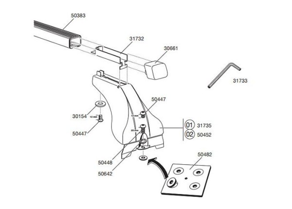 THULE Profi Schraubenschlüssel - Ergonomisch & Robust für Heimwerker und Profis