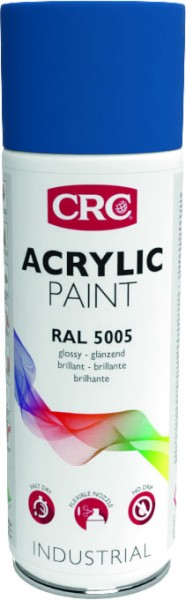 CRC Industries Acryl-Lack 5005 - Signalblau, Korrosionsschutz Spraydose, 400ml