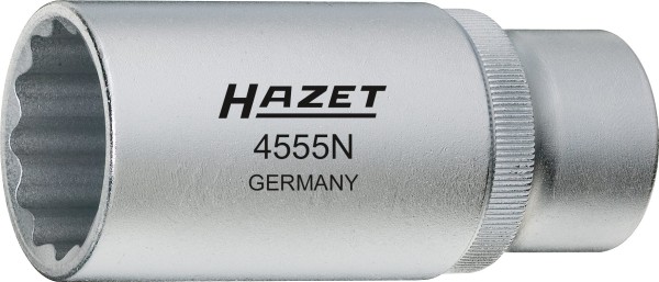 HAZET Do-6-Kt-Steckschl.Einsatz SW 27 mm L 85mm - Speziell für Diesel-Einspritzdüsen - Hochqualität