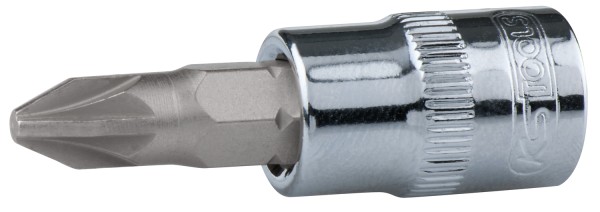 KS Tools Steckschlüsseleinsatz SW PZ3 L 50,0mm - Chrom Vanadium verchromt mit Innenvierkantantrieb