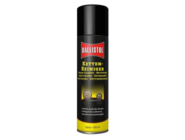 Ballistol Kettenreiniger Spray 250 ml - Ideal für Fahrrad- und Motorradketten